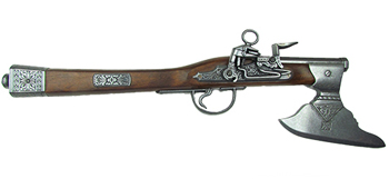 axe pistol german 17th century non firing replica colonial and