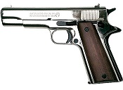 Bruni 1911 Blank Firing Gun 8MM - Nickel