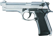 Beretta M92F-8MM Blank Firing Gun-Nickel