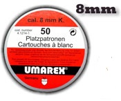 Extra Loud 8 MM Blanks, 50 Pack