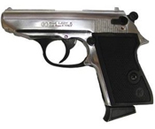 PPK Blank Firing Gun 8MM  Nickel