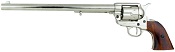 1873 Single Action Peacemaker Buntline Revolver Non-Firing Gun  Nickel