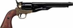 S&W 1869 Schofield Single Action Replica Pistol Blue Brass.