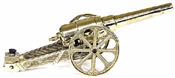 Large Yellow Brass Cannon
