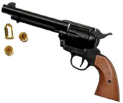 1873 Peacemaker 380/9MM Blank Gun Black-Wood