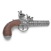 English 18th Century Replica Flintlock Pistol 