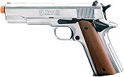 Front Firing 1911 9MMPA Blank Firing Gun-Nickel