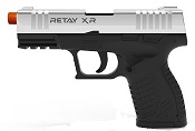 Retay XR Front Firing 9MMPA Blank firing gun Chrome