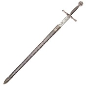 Replica Medieval Excalibur Sword with Scabbard