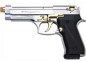 Front Firing 9MMPA Full Auto Jackal Chrome Gold Engraved