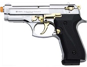 Front Firing 9MMPA Full Auto Jackal Compact Chrome Gold