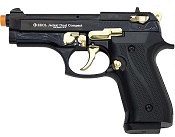 Front Firing 9MMPA Full Auto Jackal Compact Black Gold Engraved