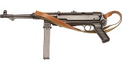 German WWII MP40 Submachine Gun Replica with a Sling