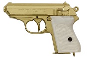 1931 Gold German PPK - Faux Pearl Grips Non Firing